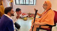 Inauguration of new guest house at Shirali by H H Swamiji (10 April 2025)